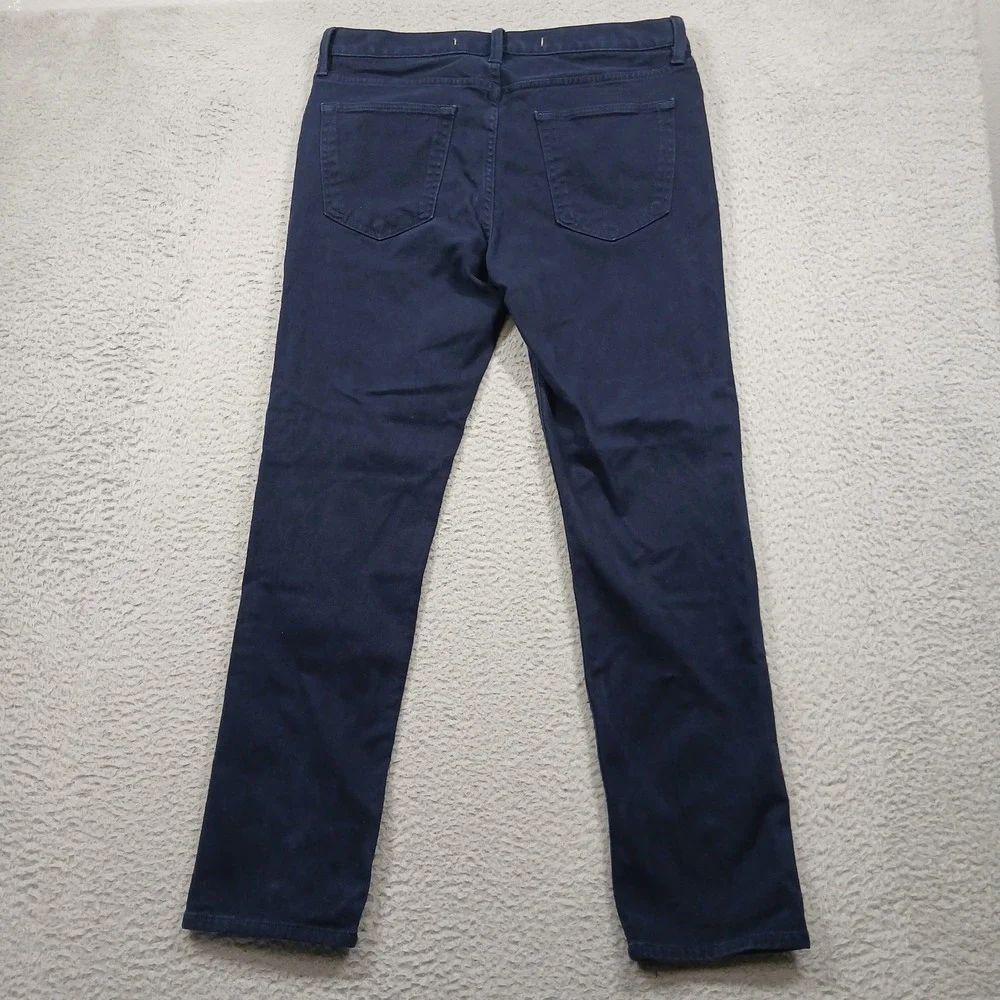 Banana Republic Men's Slim Fit‎ Jeans 33x30 Navy Blue Stretch Denim